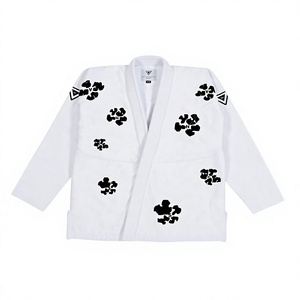 Kimono de Jiu-Jitsu Brésilien Personnalisé Haut de Gamme 450 GSM Tissage Perlé Uniforme d'Entraînement Bleu BJJ Gi Personnalisé - Product Image 5