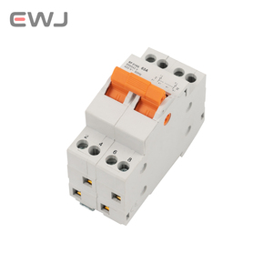 Nhà Máy Giá thấp 1p <span class=keywords><strong>2P</strong></span> 3P 4P 63A 230/400vac điện kép isolator Manual chuyển đổi - Product Image 3