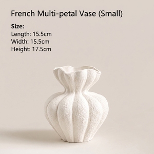 Vaso <span class=keywords><strong>in</strong></span> Ceramica <span class=keywords><strong>Stile</strong></span> Europeo Qianrui, Vaso da Tavolo Bianco con Smalto Francese, Vaso Moderno Creativo di Alta Gamma per Soggiorno - Product Image 3