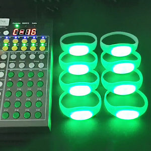 DMX <strong>Programmable</strong> LED Wristband Custom Bracelet DMX Control LED Wristband for Sport Event - Product Image 1