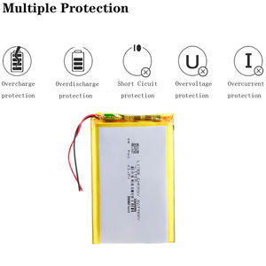Batterie Rechargeable Liop 3.7V 5000mah 105080 polymère lithium ion Li-ion - Product Image 4