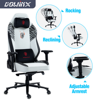 Chaise de jeu en gros Dowinx, nouveau design, chaise de jeu de luxe, Cadeira Gamer avec massage et ventilation, chaise de bureau pivotante