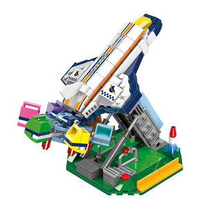 Xingbao 01111 Công Viên Giải Trí Thành Phố Thế Giới Đầy Màu Sắc Thiết Bị Chàng Trai Cô Gái Quà Tặng Xây Dựng Khối Đồ Chơi Xây Dựng - Product Image 2