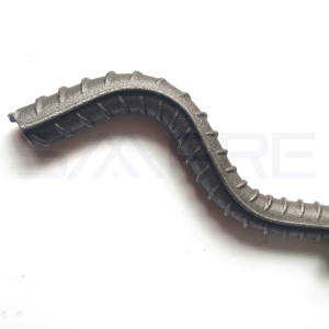 Ancrage mural sphérique à queue ondulée courte en acier – Design contemporain pour fixation murale - Product Image 5