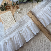 Dentelle à volants festonnés, tissu à franges ondulées pour ourlets de jupes, loisirs créatifs et décoration de vêtements pour animaux de compagnie – Fournisseur direct usine