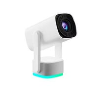 Projecteur intelligent portable mini pour la maison K2 Android 11, prend en charge la vidéo 720P, WiFi 5G, BT, LED, avec batterie - Projecteur K2.