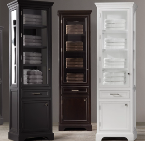 American Style Modern Oak <strong>Wood</strong> <strong>Bathroom</strong> <strong>Cabinet</strong> - Product Image 6
