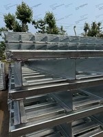 Grille pour bétail en acier galvanisé robuste de 20 pieds