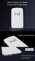 Lector de Tarjetas/Controles RFID USB Scansmart SM6210, 860-960MHz UHF, Lector/Escritor de Escritorio con Material ABS