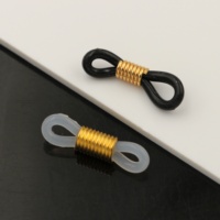 Anneau en silicone antidérapant enduit rempli d'or 14 carats Offre Spéciale boucles de connexion à 8 chiffres chaîne pour les yeux accessoires de bricolage