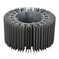 Radiateur en aluminium industriel d'usinage CNC personnalisé dissipateur de chaleur en aluminium extrudé 6063 T6 anodisé