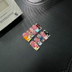 <span class=keywords><strong>Uñas</strong></span> <span class=keywords><strong>Postizas</strong></span> Acrílicas Hechas a Mano <span class=keywords><strong>de</strong></span> Alta Calidad, <span class=keywords><strong>Uñas</strong></span> Acrílicas con Forma <span class=keywords><strong>de</strong></span> Almendra, <span class=keywords><strong>Uñas</strong></span> <span class=keywords><strong>Postizas</strong></span> con Flores 3D, <span class=keywords><strong>Uñas</strong></span> <span class=keywords><strong>Postizas</strong></span> con Pegamento - Product Image 5