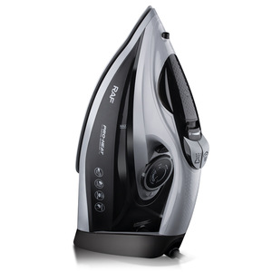 Fer à vapeur électrique portatif à chauffage rapide 2200W avec semelle en céramique et nettoyage automatique pour la maison - Product Image 1