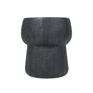 Outdoor <b>Patio</b> Accent <b>Table</b> Double Barrel Shape Concrete Side <b>Table</b> Modern Outdoor Furniture - Product Image 5