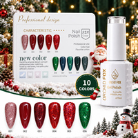 ORCHID FOX 2026 Nouvelle Collection Hiver – Kit de Vernis à Ongles Gel Noël Haute Pigmentation Soak Off UV pour Salon de Manucure – Cadeau de Fêtes