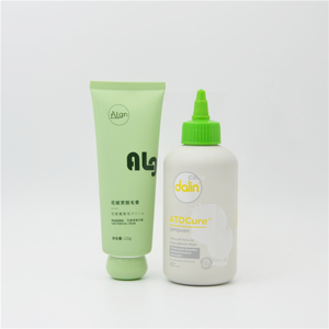 Tubo suave de impresión personalizada de 150 <span class=keywords><strong>ml</strong></span> para crema de manos cosmética Tubo redondo vacío Embalaje Squeeze Crema facial Tubos de limpieza facial - Product Image 1