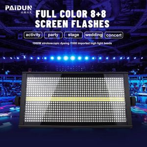 Lumière stroboscopique RVB PS 1000W, corps en verre trempé, IP54, 13/15 canaux DMX512, équipement d'éclairage de scène, flash blanc LED PAR pour thème - Product Image 5