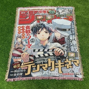 Nhanh chóng tùy chỉnh phim hoạt hình phim hoạt hình tấm thảm Jacquard tấm thảm dệt chăn Cắm Trại Dã ngoại chăn - Product Image 4