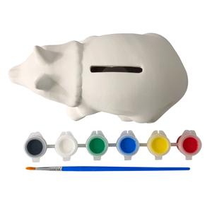 Tirelire en céramique la plus populaire, peinture acrylique, figurines d'animaux, moules en plâtre et en gypse pour la coloration des enfants, pour les enfants unisexes de 5 à 7 ans - Product Image 5