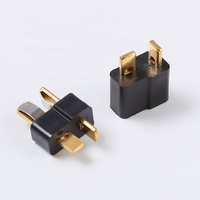 Mini connecteurs T Plug Micro mâle femelle Deans, petit type unisexe, 30A, batterie LiPo RC, fabriqués en laiton et en nylon