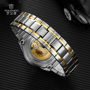 Nouvelle montre pour homme étanche 5ATM, acier inoxydable ajouré, <span class=keywords><strong>mouvement</strong></span> automatique mécanique japonais <span class=keywords><strong>MIYOTA</strong></span> <span class=keywords><strong>82S7</strong></span> - Product Image 5