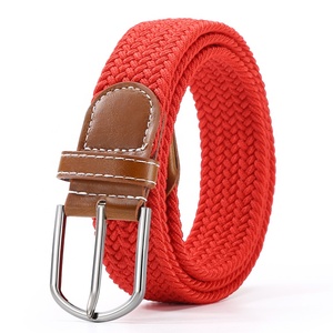 メッシュベルト 編み込み ストレッチ ゴムベルト 合金ピンバックル 男女兼用 - Product Image 6