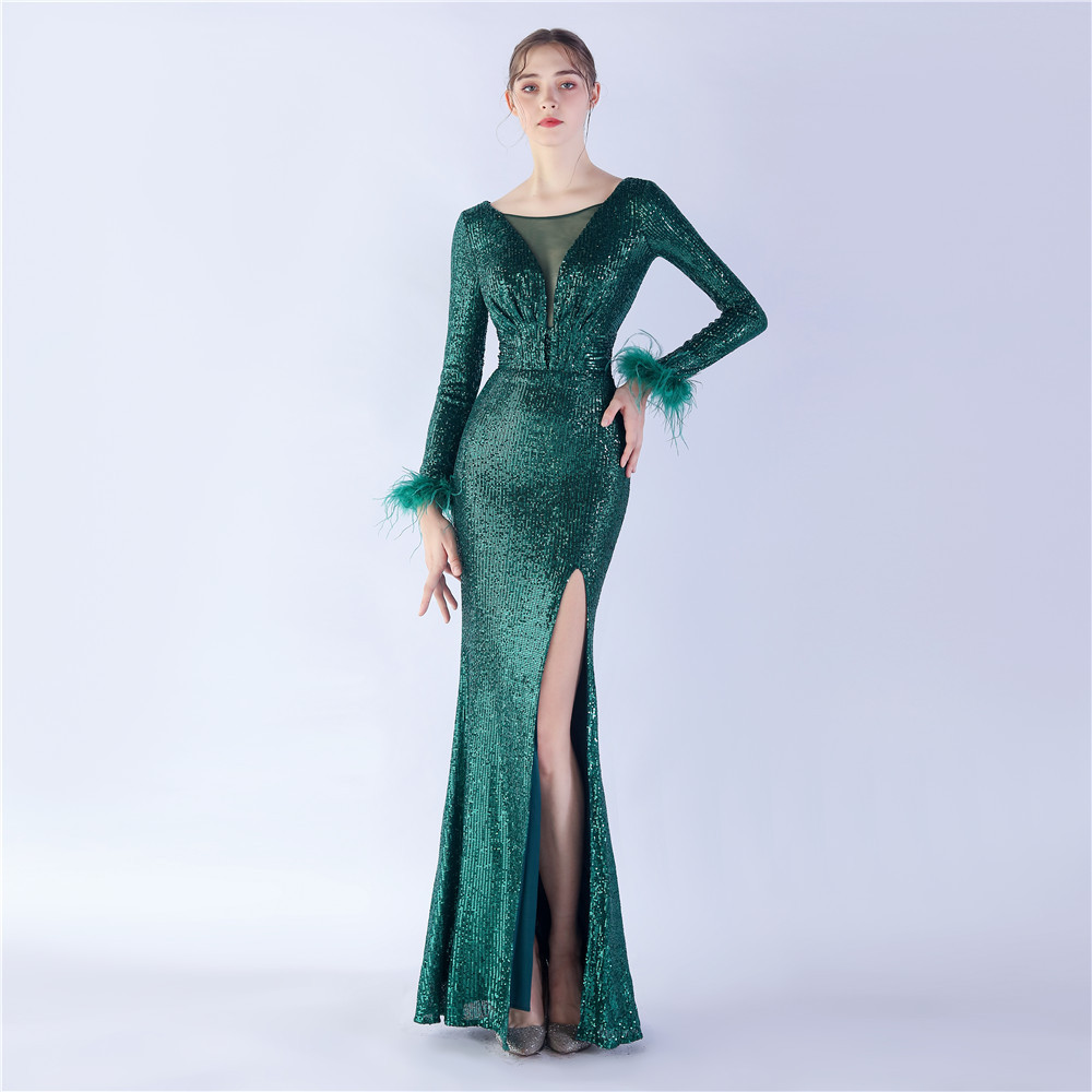 galvan evening dresses Rent Galvan Green Stargaze Sequin Dress