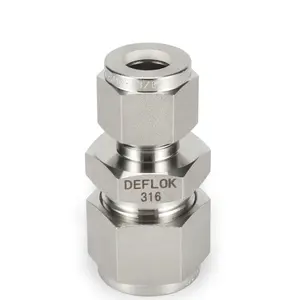 Đôi Ferrule Cho Metric Ống Twin Ferrule SS 3/8 Inch X 1/4 Inch 316L 1/8 "OD Thiết Bị Nén Ống Giảm Union