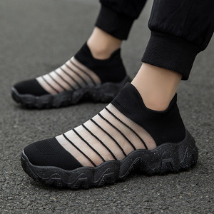 Zapatos Casuales Sin Cordones para Mujer, Duraderos y Ligeros, con Parte Superior de Malla Grenadine, Zapatillas para Caminar de Verano - Product Image 2