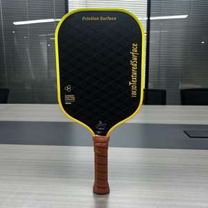ไม้พายพิคเคิลบอลคุณภาพสูง รุ่นที่ 4 ผลิตด้วยกรรมวิธี Hot-press แกนรังผึ้ง PP + วัสดุโฟม ผิวคาร์บอนไฟเบอร์ 18K - Product Image 1