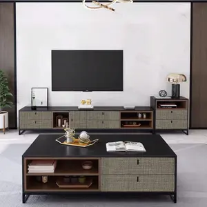 Moderne Stijl Hotel Huis Woonkamer Meubels Koffietafel Tv Kast Vitrine Muur Tv Units Stand