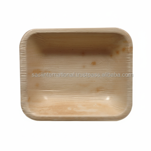 Barquettes jetables écologiques en feuilles de palmier d'arec bio - Product Image 1