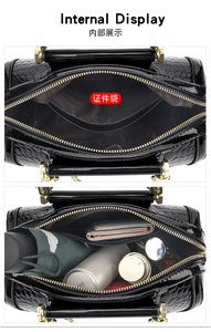 New Fashion Pu <b>Leather</b> Handbags Messenger <b>Bag</b> Lady Combination <b>Bag</b> Casual Luxury Ladies Female Shoulder Tote <b>Bags</b> - Product Image 6