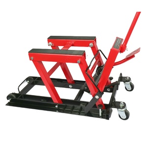 Cric à ciseaux robuste hydraulique réglable en hauteur, support universel pour moto, cric de levage de table - Product Image 2