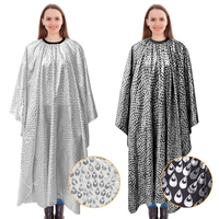 Nouveautés Fashion Blink Cape de Barbier Anti-Poussière en Polyester pour Salon, Cape de Coiffure Outil de Barbier