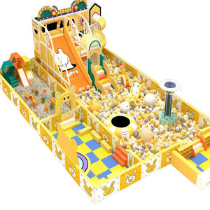 Aire de jeux intérieure pour enfants, piscine à balles <span class=keywords><strong>Bobo</strong></span>, grande piscine à balles océaniques, toboggan, parc de jeux - Product Image 1