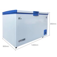 Horizontal médical Laboratoire Réfrigérateur Congélateur Pour Laboratoire et Hôpital DW-60W468