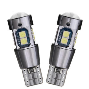 Ampoule T10 3W à haute luminosité pour feux de positionnement de voiture, lentille de contour super lumineuse, feux de jour LED bleu glace, petite lumière - Product Image 2
