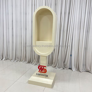 Nouvelle Arrivée : Cabine Téléphonique Moderne Beige SMOOTH Events avec Cadre Métallique pour Décoration de Mariage, Toile de Fond de Fête et Photo - Product Image 3