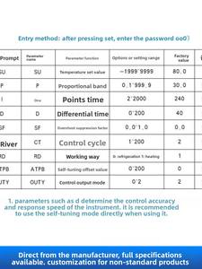 <span class=keywords><strong>Contrôleur</strong></span> <span class=keywords><strong>de</strong></span> température intelligent à affichage numérique PID CH102 CH402 CH702 CH902 - Product Image 2