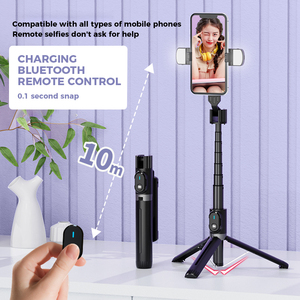 Uniean P90 Thông Minh Không Dây Sạc Ảnh Tự Sướng Thanh 360 Xoay Nhôm Linh Hoạt Live Streaming Đứng Tương Thích Điện Thoại Thông Minh - Product Image 3