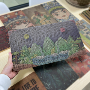 Bantalan goresan kucing mewah Modern yang dapat disesuaikan lukisan dinding <span class=keywords><strong>DIY</strong></span> goresan terpasang di dinding dengan kertas & Logo bergelombang untuk kantor rumah - Product Image 3