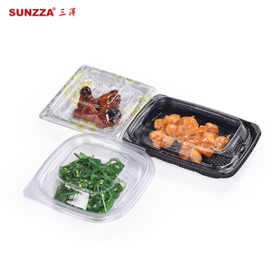 Sunzza Paquete Personalizado con Logotipo, Bandeja de Plástico Desechable Japonesa para Llevar, Mini Caja de Embalaje para Aperitivos de Sushi - Product Image 3