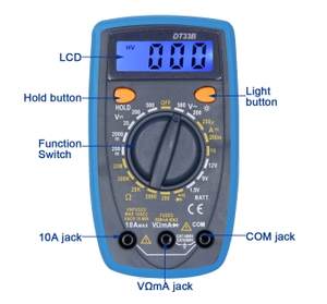 DT33A Confiável Profissional Xtester, DT33B,DT33C, Multímetro Digital Inteligente DT33D True RMS - Product Image 3