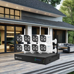 IP66 không thấm nước 8CH H.265 <span class=keywords><strong>wifi</strong></span> ngoài trời an ninh Hệ thống <span class=keywords><strong>camera</strong></span> 2MP không dây CCTV NVR Bộ dụng cụ tầm nhìn ban đêm cho sử dụng trong nhà CMOS cảm biến - Product Image 6