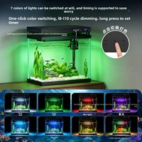 Vente flash : Kit d'aquarium intelligent de 2,4 gallons avec humidificateur pour aquarium en verre de bureau pour une utilisation en intérieur