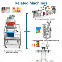 ORME Gejackete Ketel Suikerkookpot Gelatine Snoepmachine Productie Gummy Candy Depositor