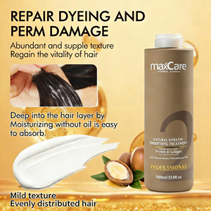 Tratamiento de Alisado de Keratina Brasileña para Extensiones de Cabello, Orgánico, Herbal, Nutritivo, Reparador del Cabello, Cuidado OEM Maxcare India - Product Image 6