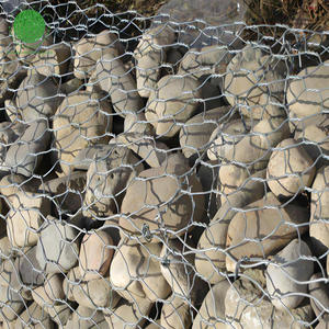 Sıcak daldırma galvanizli 1x1x1 2x1x1 3x1x1 altıgen dokuma gabyon sepetleri ve ağları stokta ve iyi satış - Product Image 1