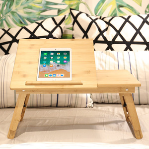 Laptop <b>desk</b>, bed <b>desk</b>, home use, foldable lazy table, simple student dormitory writing table - Product Image 1